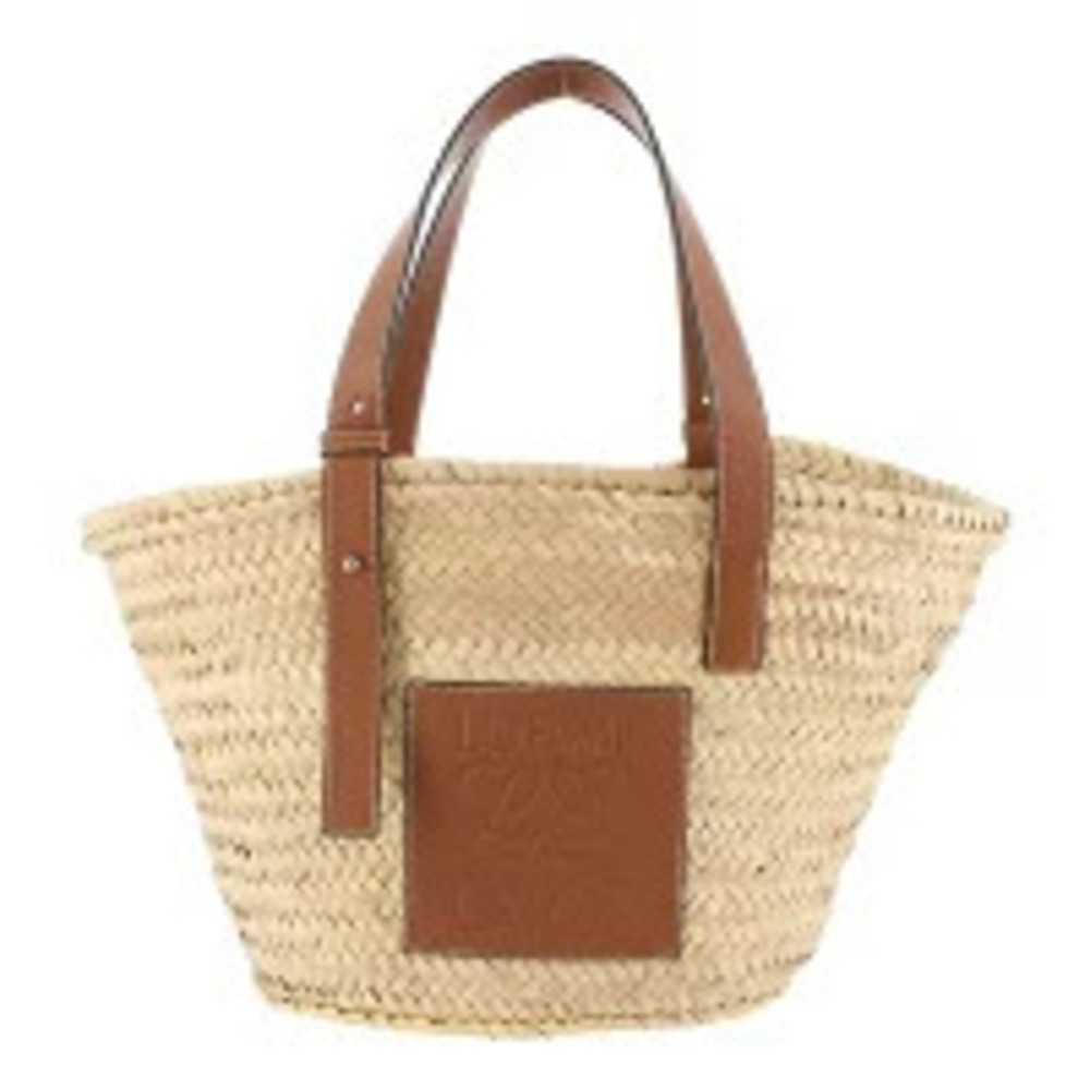 Loewe Basket Bag Raffia Brown